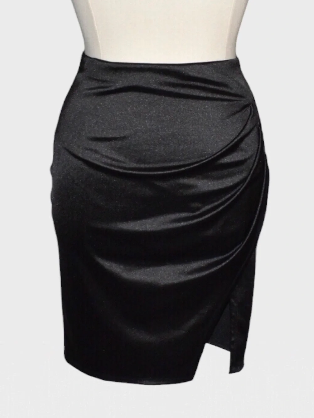 City Studio Stretch Draped Mini‎ Skirt